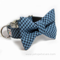 Pet dog collar bowtie with metal buckle